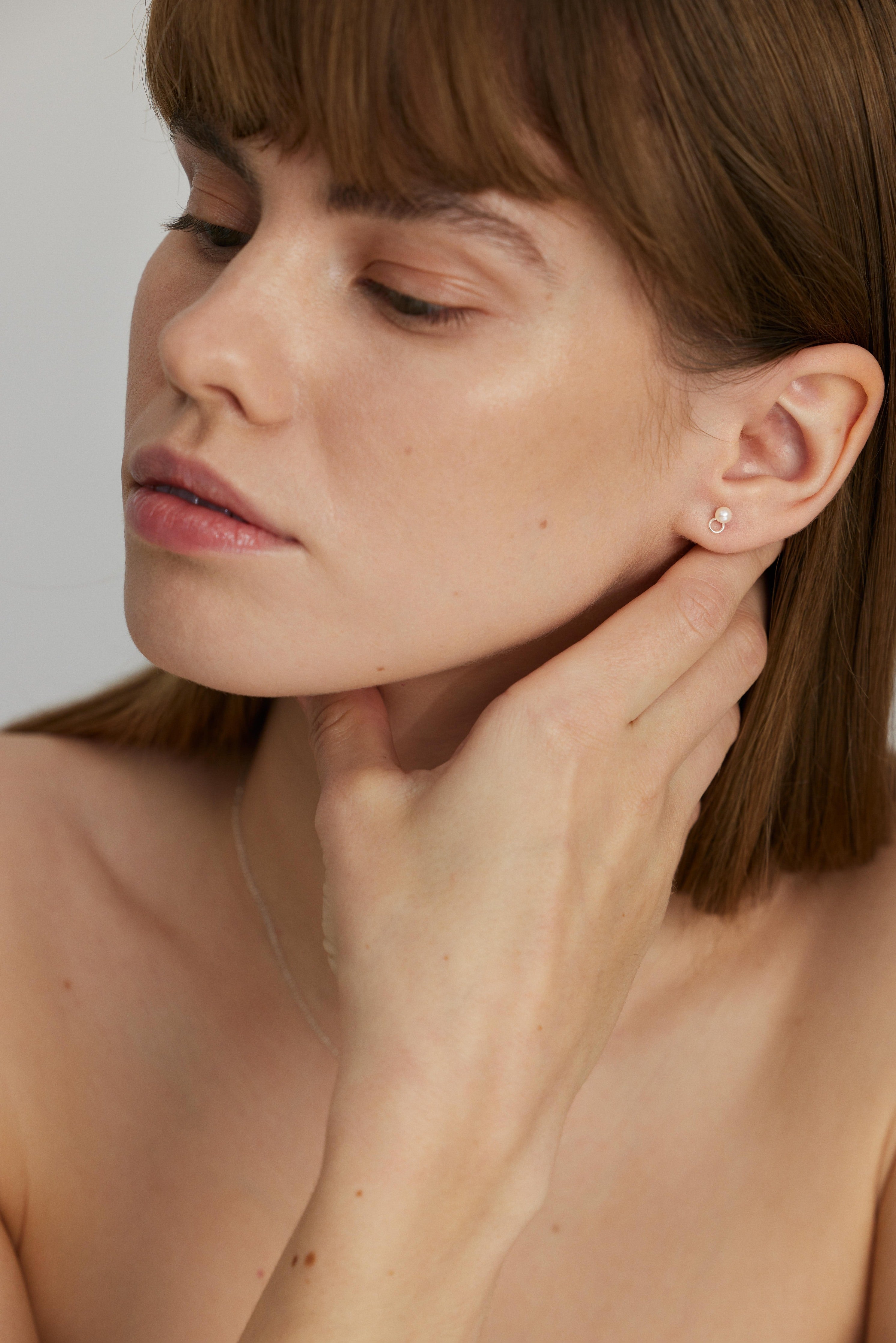 PEARL DIVER SIDABRINIS PERLO AUSKARAS SU TAŠKU