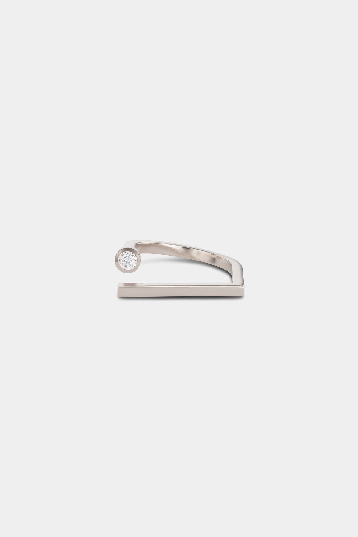 INNER SHINE TIESIOS BRIAUNOS ŽIEDAS SU 2 MM DEIMANTU