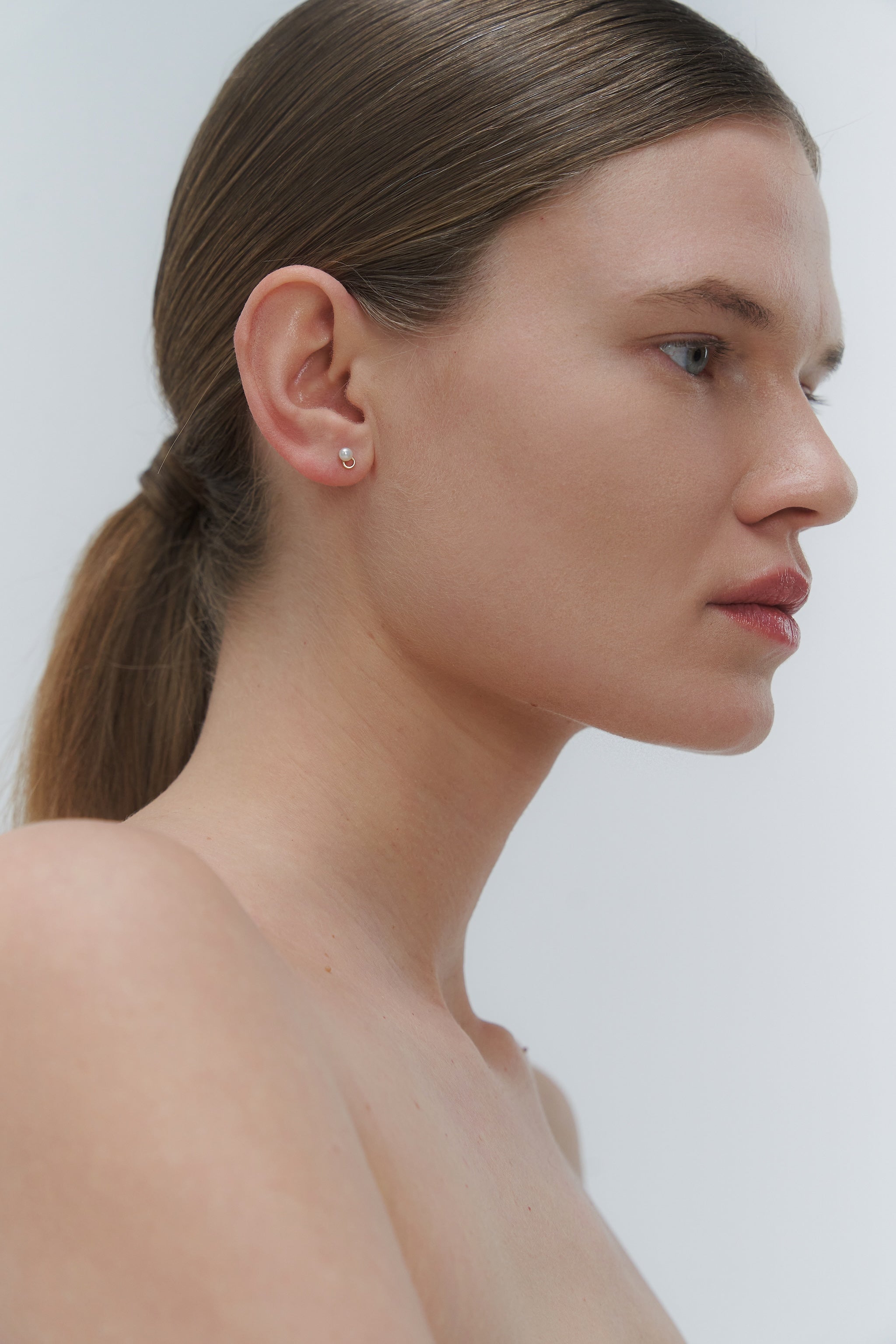 PEARL DIVER AUKSINIS PERLO AUSKARAS SU TAŠKU