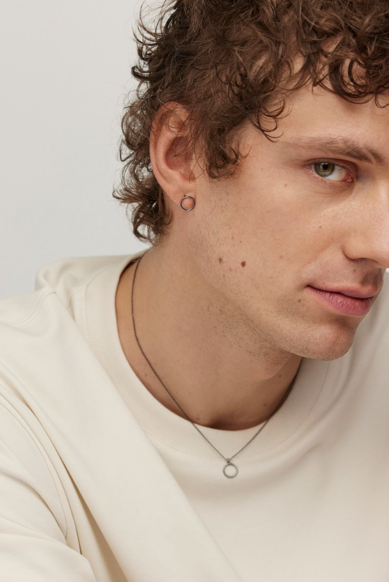 FORM KLASIKINIS ABSTRAKTUS ŽIEDO AUSKARAS, 10 MM